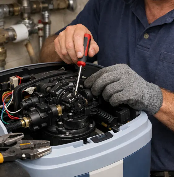 Softener machine fixed by GOGO Plumbers